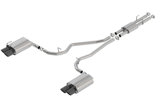 Borla 2020 Ford Explorer ST 3.0L V6 2.25in ATAK Exhaust - Black Chrome Tips - My Store