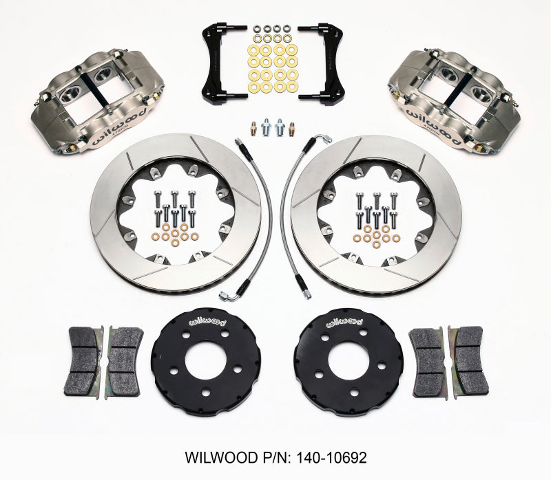 Wilwood Forged Superlite 4R ST BB Front Kit Road Race 94-04 Mustang - Mammoth Racing -