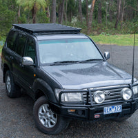 ARB Roof Rack Base with Mount Kit - Flat Rack with Wind Deflector - Mammoth Racing -