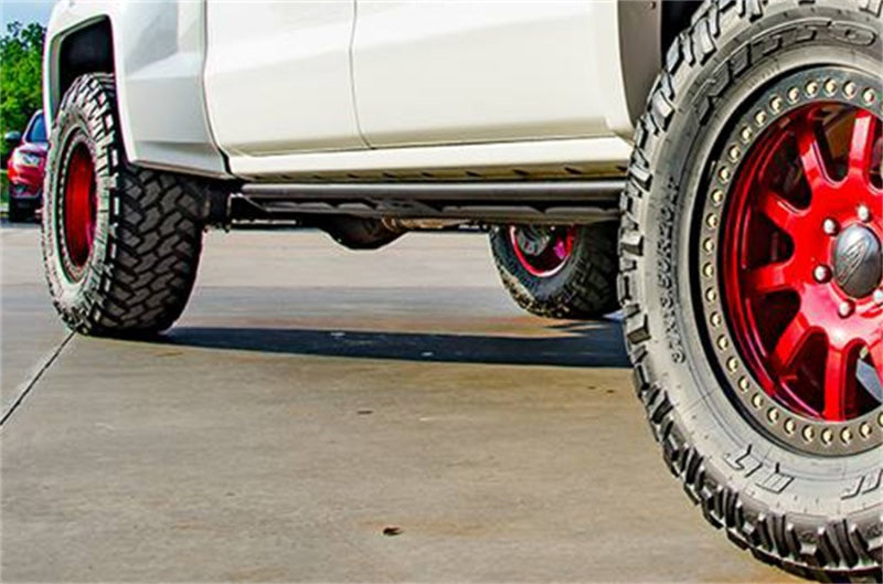 N-Fab RKR Rails 14-17 Chevy-GMC 1500 Crew Cab - Tex. Black - 1.75in - Mammoth Racing -