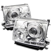 Spyder Toyota Tacoma 97-00 Projector Headlights LED Halo LED Chrome High H1 Low H1 PRO-YD-TT97-HL-C - Mammoth Racing -