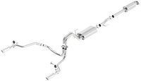 Borla 15-16 Ford F-150 3.5L EcoBoost Ext. Cab Std. Bed Catback Exhaust S-Type Single Split Rear Exit - Mammoth Racing -
