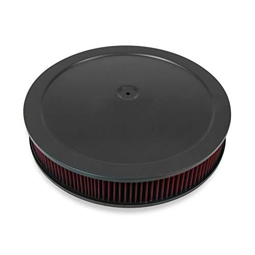 4150 Drop Base Air Cleaner Black W/3" Red Washable Gauze Filter - Mammoth Racing -120-4230