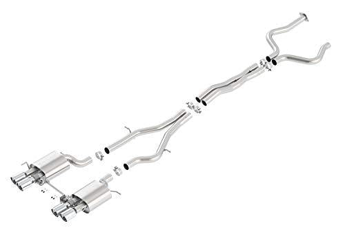 BORLA 140692 Exhaust Complete Systems (2016 ATS-V 3.6L Tt V6 at Rwd 2Dr D Rl Ac Sr S-Type 2.75In Tip: 4In Rd X 6.25In) - My Store