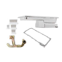 Weiand 5044wnd Silver Front Sump Oil Pan Kit for GM LS Engines - My Store