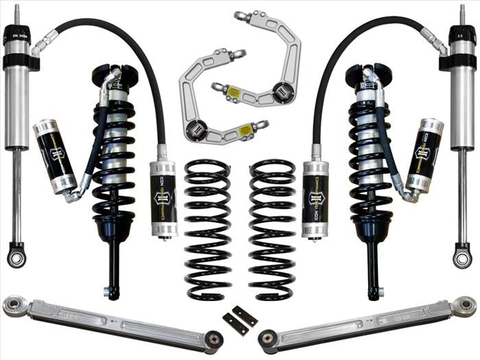 Icon 03-09 Toyota 4Runner/FJ 0-3.5in Stage 5 Suspension System w/Billet Uca - Mammoth Racing -