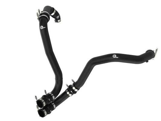 aFe 21-22 Ford F-150/Raptor V6-3.5L (tt) BladeRunner 2.5in Aluminum Hot Charge Pipe Black - My Store