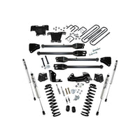 Superlift 05-07 Ford F-250 SuperDuty 4WD Diesel 4in Lift Kit w/ A 4 Link Conversion/Fox 2.0 Shocks - Mammoth Racing -