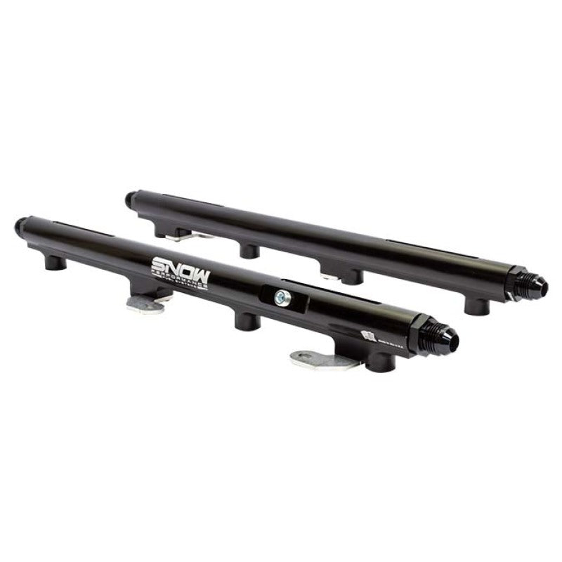 Snow 2005+ Hemi 6.4L Factory Height Injectors Return Style Billet Fuel Rail Kit - My Store