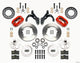 Wilwood Forged Dynalite Front Kit 11.00in Red 65-68 Chevy Impala -Drum Spindle - Mammoth Racing -