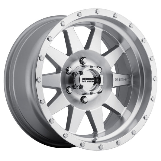 Method Mr301 The Standard 15x7 -6mm Offset 6x5.5 108mm CB Machined/Clear Coat Wheel - Mammoth Racing -