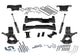 Superlift 14-18 Chevy Silv 2WD w/ Alum/Stamped Steel Control Arms 8in Lift Kit w/ SLF Rear Shocks - Mammoth Racing -