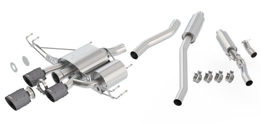 Borla 17-18 Honda Civic Type R 2.0L 2.75in Atak Adjustable Catback Exhaust (Carbon Fiber Black Tip) - My Store