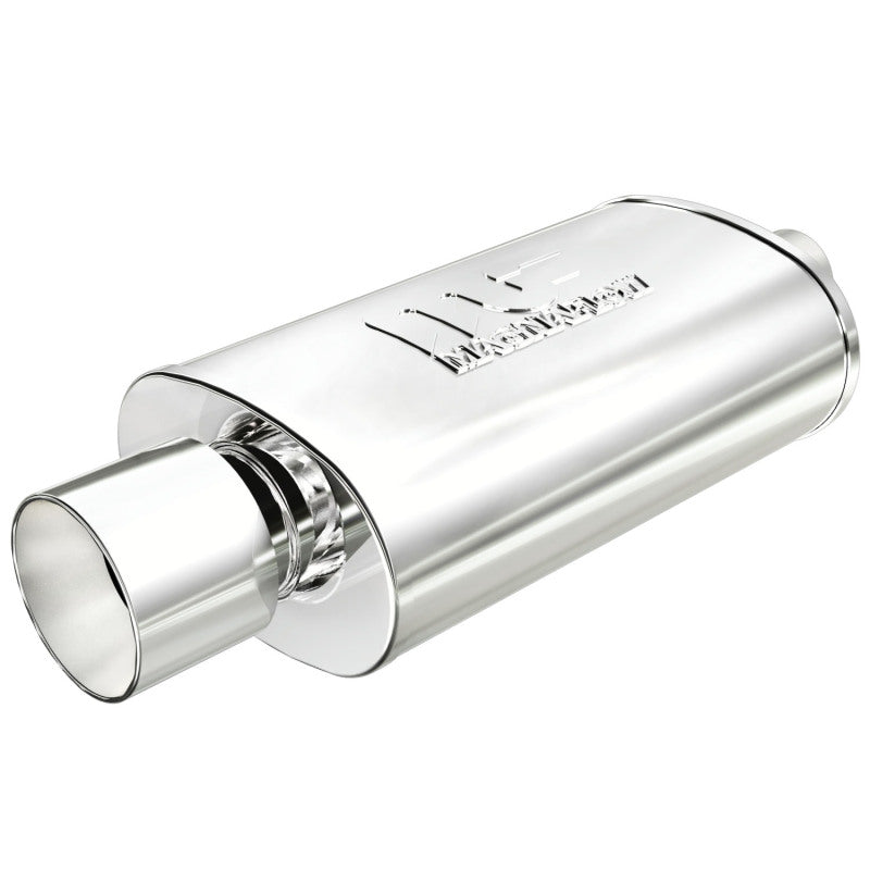 MagnaFlow Muffler W/Tip Mag SS 14x5x8 2.25/4. - Mammoth Racing -