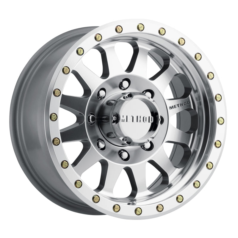 Method Mr304 Double Standard 20x10 -18mm Offset 8x6.5 130.81mm CB Machined/Clear Coat Wheel - Mammoth Racing -