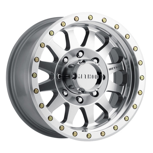 Method Mr304 Double Standard 20x10 -18mm Offset 8x6.5 130.81mm CB Machined/Clear Coat Wheel - Mammoth Racing -