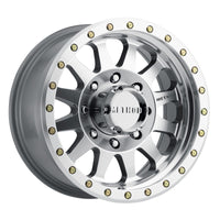 Method Mr304 Double Standard 20x10 -18mm Offset 8x180 130.81mm CB Machined/Clear Coat Wheel - Mammoth Racing -