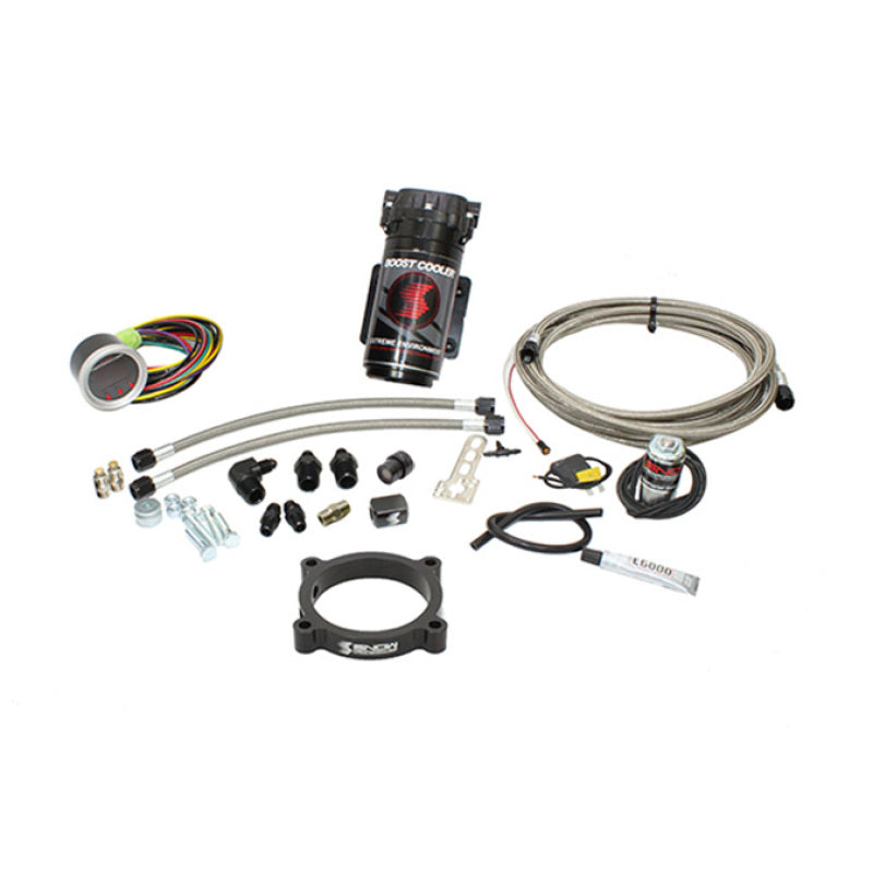 Snow Performance 11-17 Mustang Stg 2 Boost Cooler F/I Water Inj. Kit (SS Brded Line/4AN Fittings) w/ - My Store