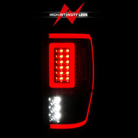 ANZO 19-22 Ford Ranger Full LED Taillights w/ Lightbar Sequential Signal Black Housing/Smoke Lens - Mammoth Racing -