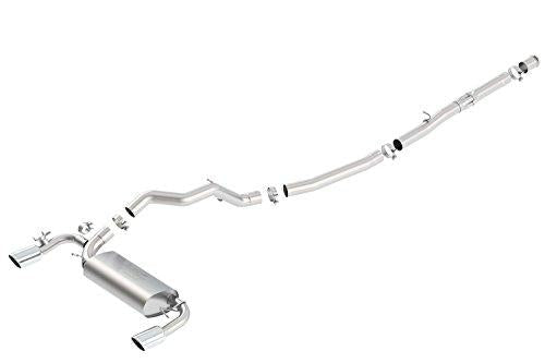 Borla 140730 ATAK Cat-Back Exhaust System 3 in. Into Muffler Dual 2.25 in. Outlet - My Store
