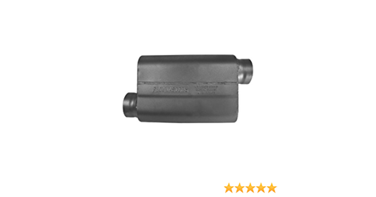 Flowmaster 8435439 Super 40 Series Delta Force 3.50" Offset in and Out 16 Gauge 409s Stainless Steel Exhaust System