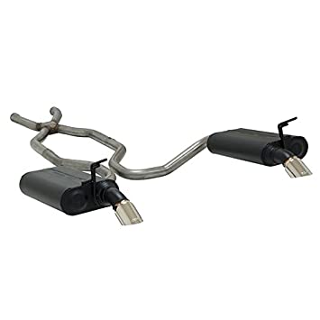 Flowmaster 817661 Force II Crossmember-Back Exhaust System with Mild/Moderate Sound for Chevrolet Corvette