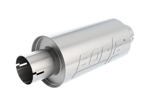 Borla Universal Pro-XS Round S-Type 2.5in Inlet/Outlet Center/Center Notched Muffler - My Store