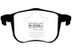 EBC 06-11 Saab 9-3 2.0 Turbo (Aero) Yellowstuff Front Brake Pads - My Store