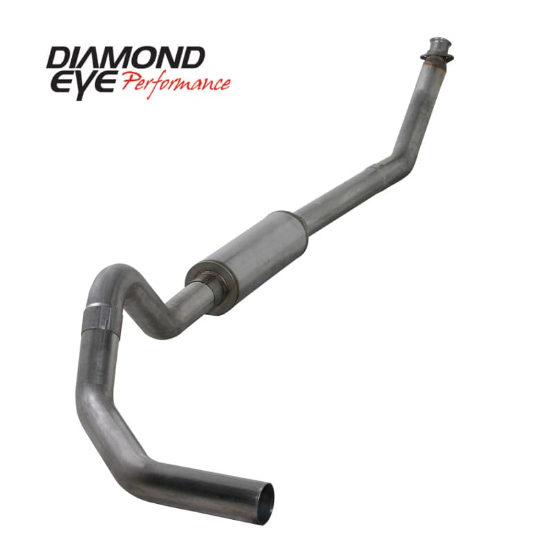 Diamond Eye KIT 4in TB SGL SS: 98.5-02 DODGE CUMMINS 5.9L - Mammoth Racing -