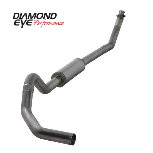 Diamond Eye KIT 4in TB SGL SS: 98.5-02 DODGE CUMMINS 5.9L - Mammoth Racing -