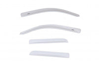AVS 16-18 GMC Sierra 1500 Ext. Cab Low Profile Color Match Ventvisors 4pc - White Frost Tricoat - Mammoth Racing -