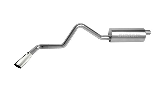 Gibson 87-93 Ford Bronco Custom 5.0l 3in Cat-Back Single Exhaust - Aluminized - Mammoth Racing -