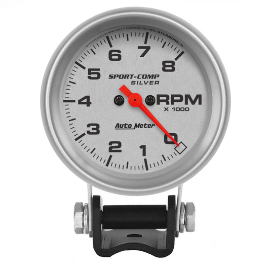Autometer Ultra-Lite 2-5/8in Pedestal Tachometer 0-8000 RPM Gauge - My Store