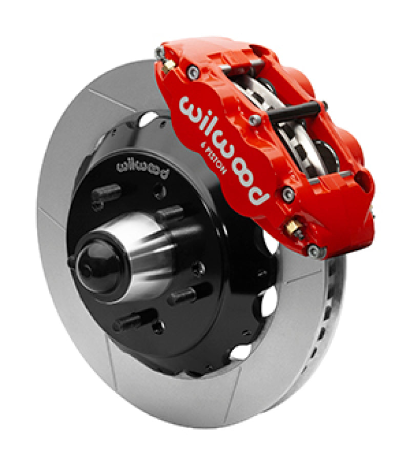 Wilwood Superlite 6R Front Brake Kit for 63-87 Chevy C10 Prospindle13.06 in Diameter, Red Calipers - My Store