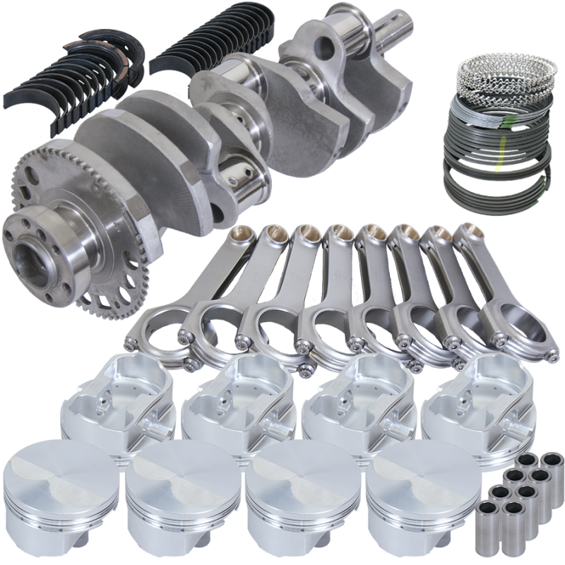 Eagle Chevy LS3/LS4 3.905in Bore +26.00cc Dish .125in OS Rotating Assembly Kit w/ 24 Tooth Reluctor - Mammoth Racing -