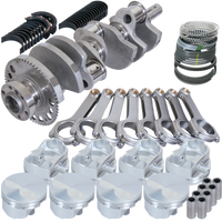 Eagle Chevy Pro Street 408 Balanced Rotating Assembly 4140 Crankshaft w/ 4340 I Beam Rods - Mammoth Racing -