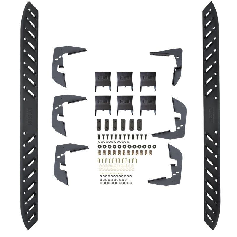 Westin 2007-2018 Chevy Silverado 15/25/3500 Crew Cab Thrasher Running Boards - Textured Black - Mammoth Racing -