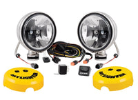 KC HiLiTES 6in. Daylighter Gravity G6 LED Lights 20w Spot Beam (Pair Pack System) - Black SS - Mammoth Racing -