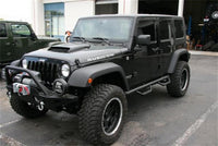 N-Fab Nerf Step 07-17 Jeep Wrangler JK 4 Door All - Tex. Black - W2W - 3in - Mammoth Racing -