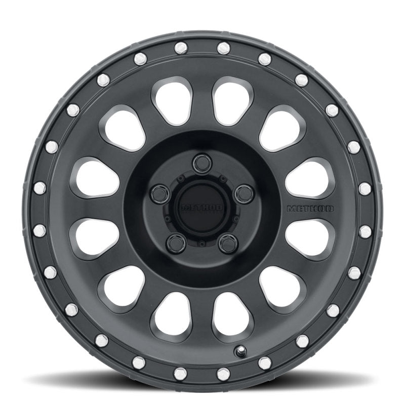 Method Mr315 17x8.5 0mm Offset 5x150 110.5mm CB Matte Black Wheel - Mammoth Racing -