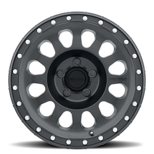 Method Mr315 17x8.5 0mm Offset 5x150 110.5mm CB Matte Black Wheel