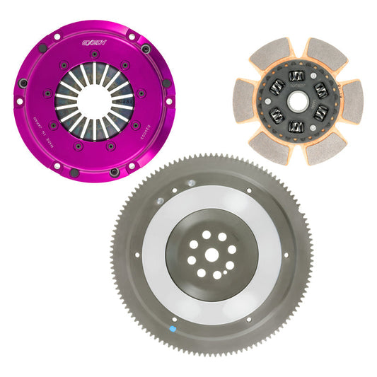 Exedy 1993-1996 Honda Prelude Vtec L4 Hyper Single Clutch Sprung Center Disc Push Type Cover - Mammoth Racing -
