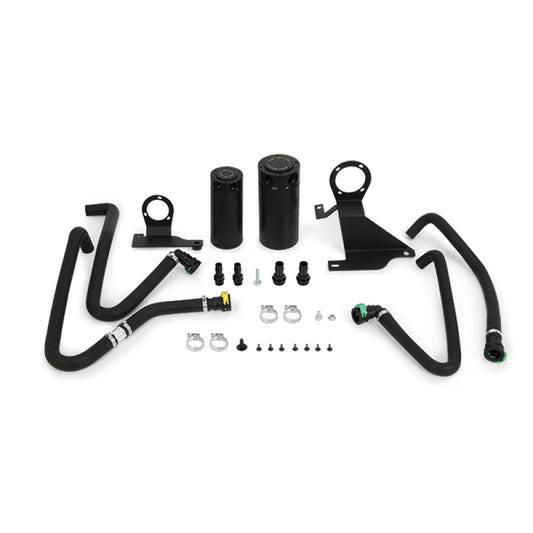 Mishimoto 11-14 Ford F-150 EcoBoost 3.5L Baffled Oil Catch Can Kit - Black - Mammoth Racing -