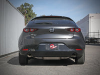 aFe 19-22 Mazda 3 L4 2.5L Takeda 3in to 2-1/2in 304 SS Axle-Back Exhaust w/ Blue Flame Tip - Mammoth Racing -