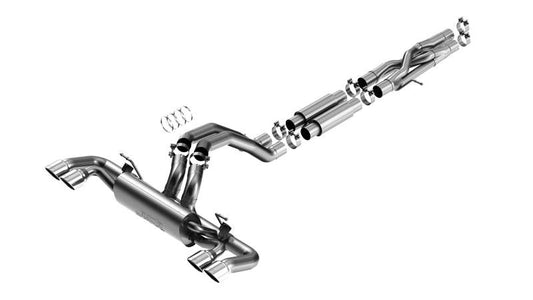 Borla 21-22 Jeep Wrangler Rubicon 392 6.4L V8 AT 4WD 4DR S-Type Cat-Back Exhaust (Stainless) - Mammoth Racing -
