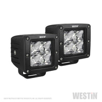 Westin Compact LED 5W 3.2 inch x 3 inch (Set of 2) - Black - Mammoth Racing -