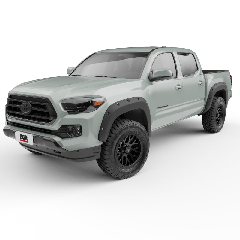 EGR 16+ Toyota Tacoma w/Mudflap Bolt-On Look Fender Flares - Set - Mammoth Racing -