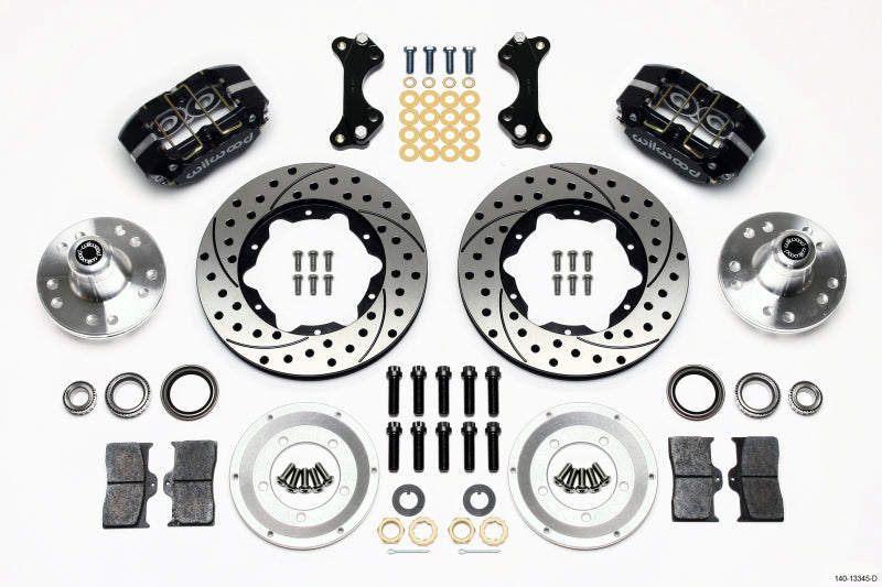 Wilwood Dynapro Dust-Boot Front Kit 11.00in Drilled WWE ProSpindle - My Store