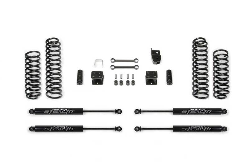 Fabtech 07-18 Jeep JK 4WD 2-Door 3in Sport System w/Stealth Shocks - Mammoth Racing -