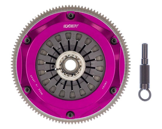 Exedy 2008-2015 Mitsubishi Lancer Evolution GSR L4 Hyper Triple Cerametallic Clutch Rigid Disc - Mammoth Racing -